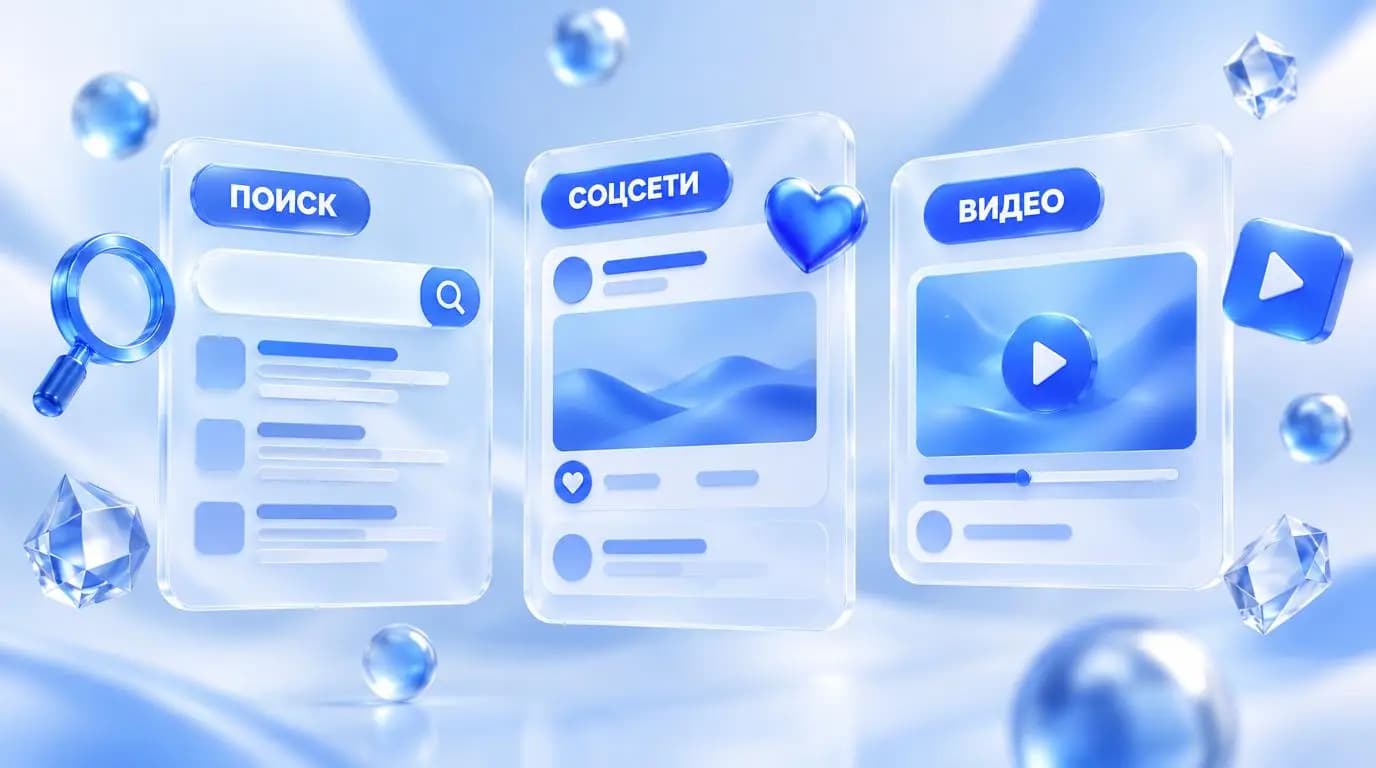 Виды интернет-рекламы: поисковая, в соцсетях и видеореклама