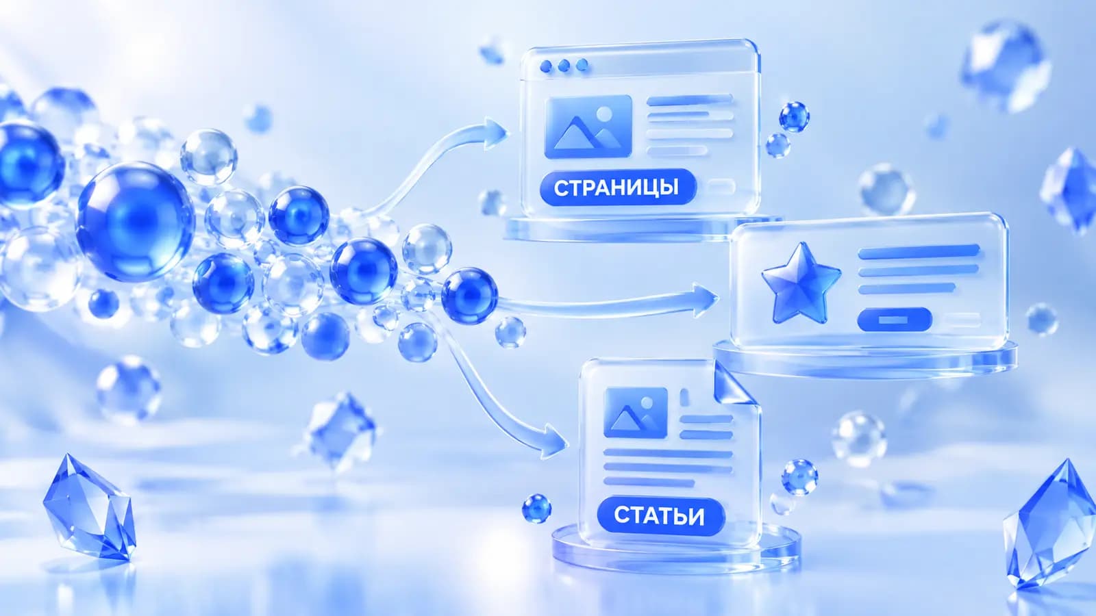 Применение кластеров ключевых слов — страницы сайта, объявления и статьи