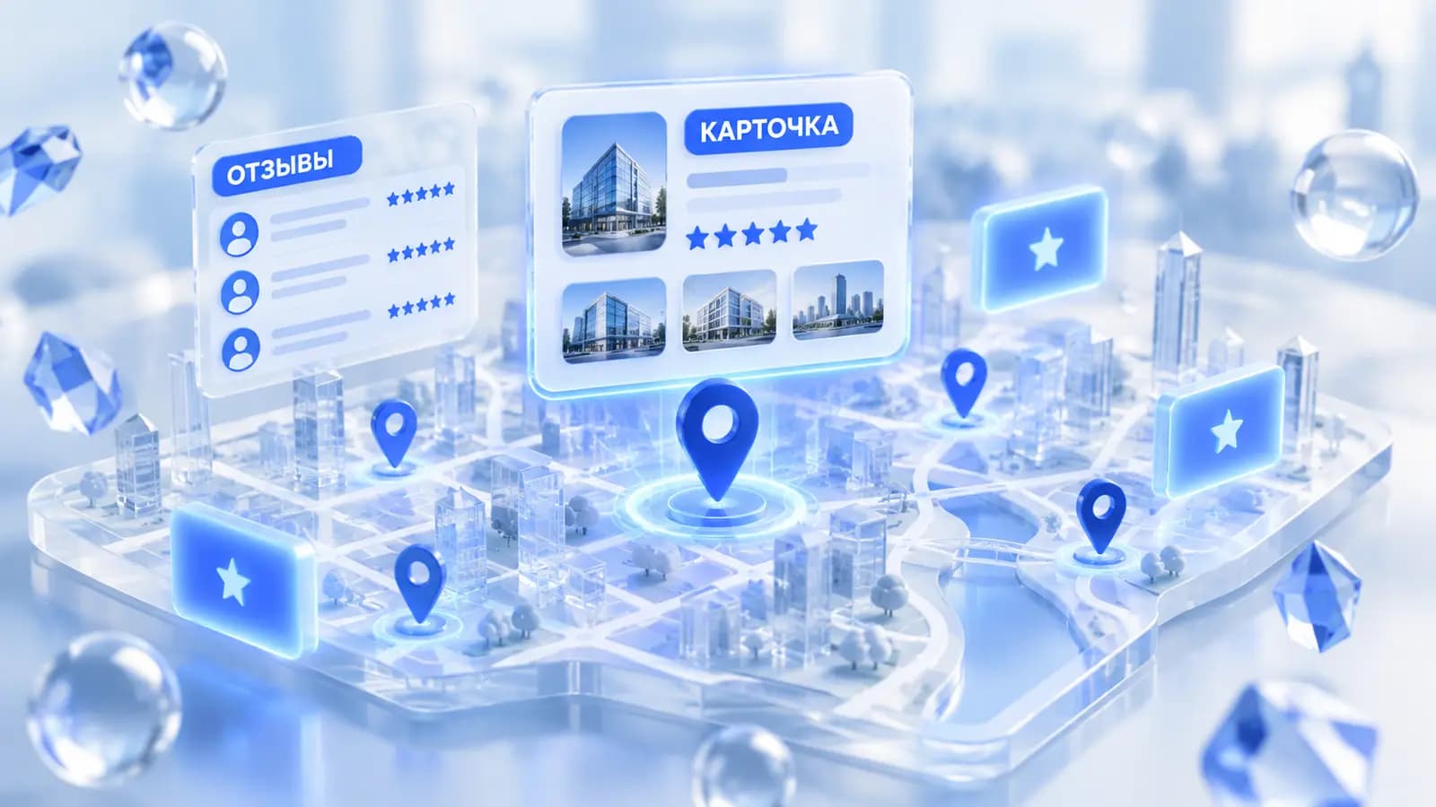 Реклама конкурентов на Яндекс Картах — выделенные карточки организаций