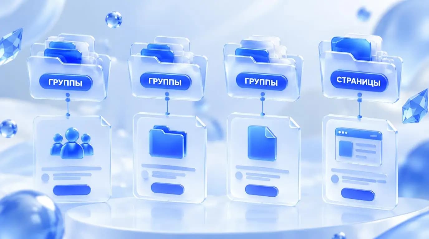 Распределение ключевых слов по страницам сайта через группы запросов