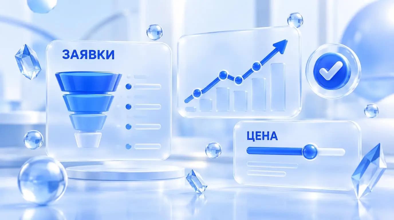 Эффективность рекламы в Яндекс Директе: заявки, цена заявки и конверсия
