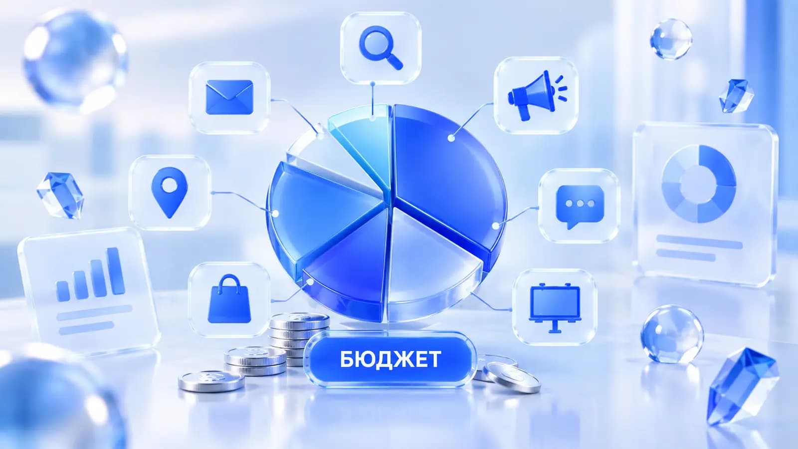 Распределение бюджета между каналами продвижения товара
