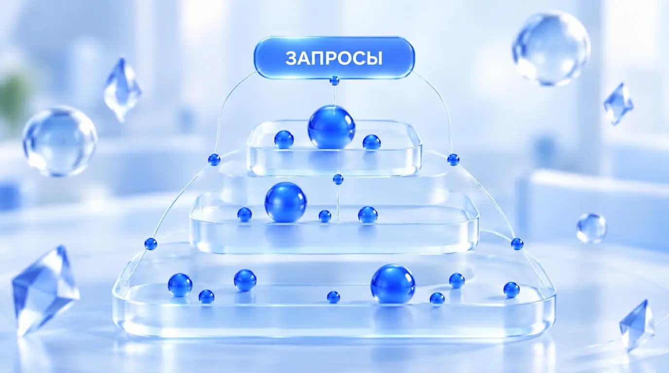 Виды ключевых запросов по частоте: высокочастотные, средние и длинные
