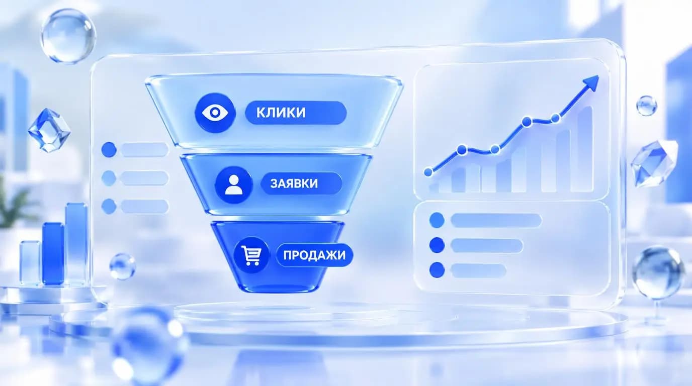 Эффективность рекламы товара: клики, заявки и продажи