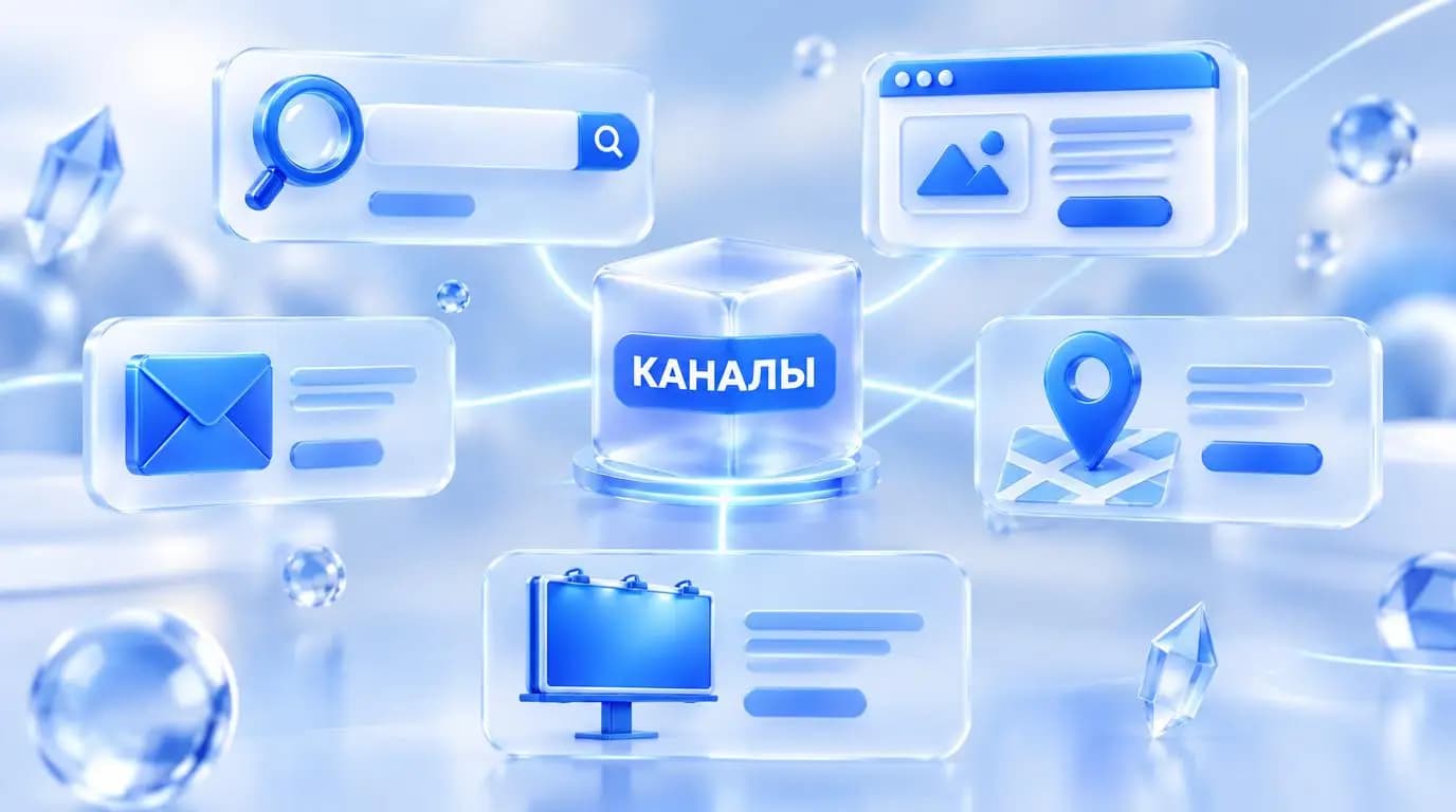 Каналы рекламы товара: поиск, сайты, рассылки, карты и наружная реклама