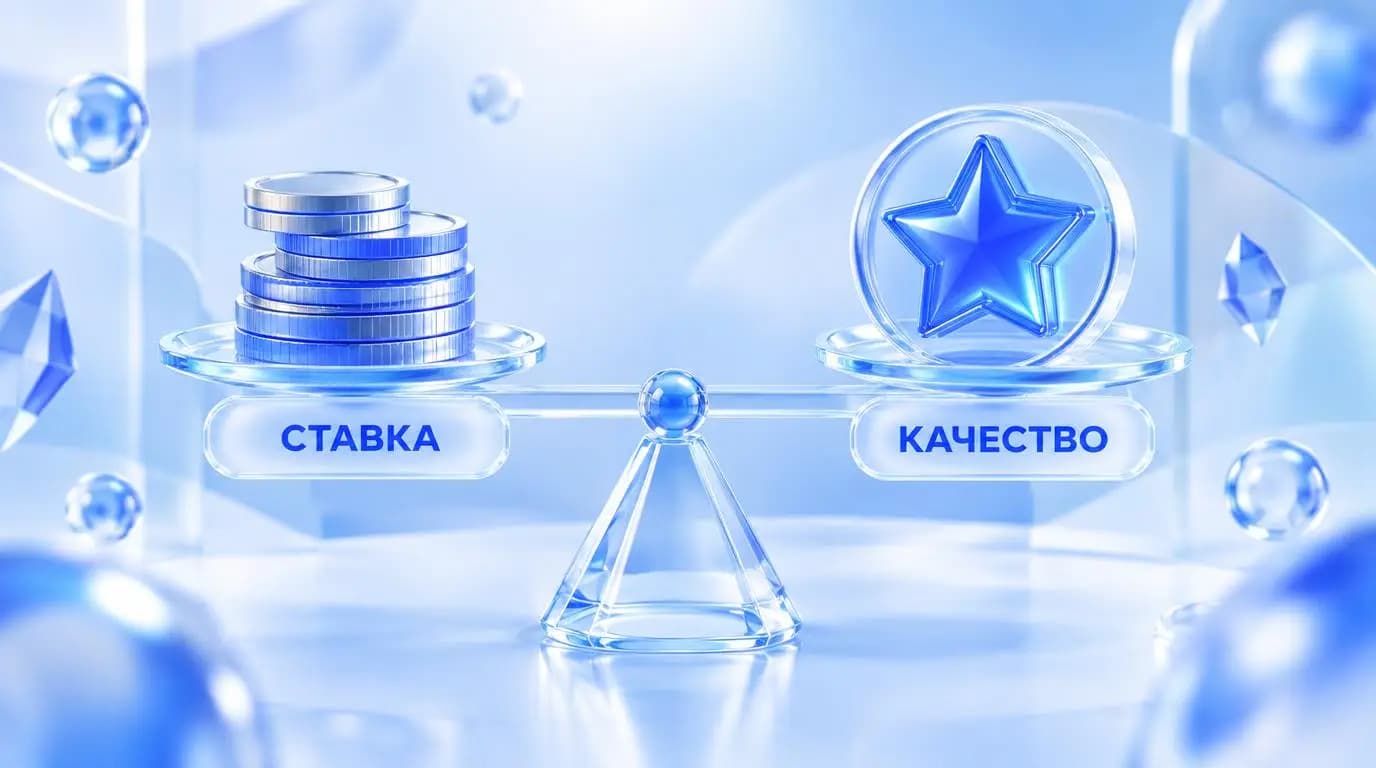 Стоимость клика в Яндекс Директ зависит от ставки и качества объявления