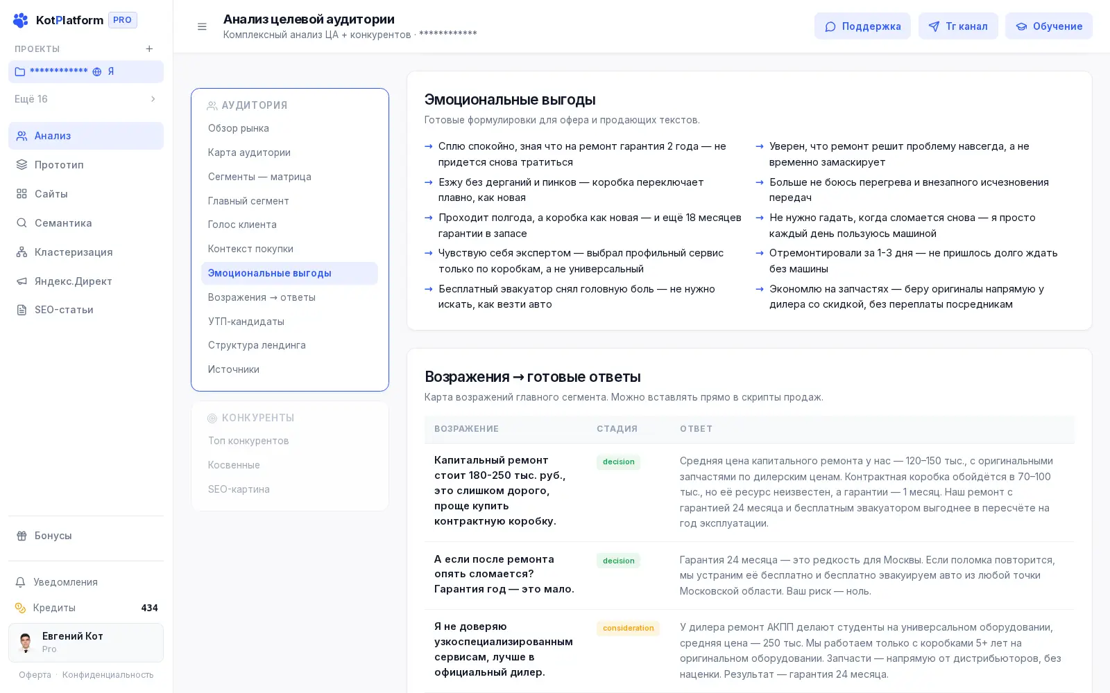 Эмоциональные выгоды покупателей для психологии рекламы товара в отчёте KotPlatform